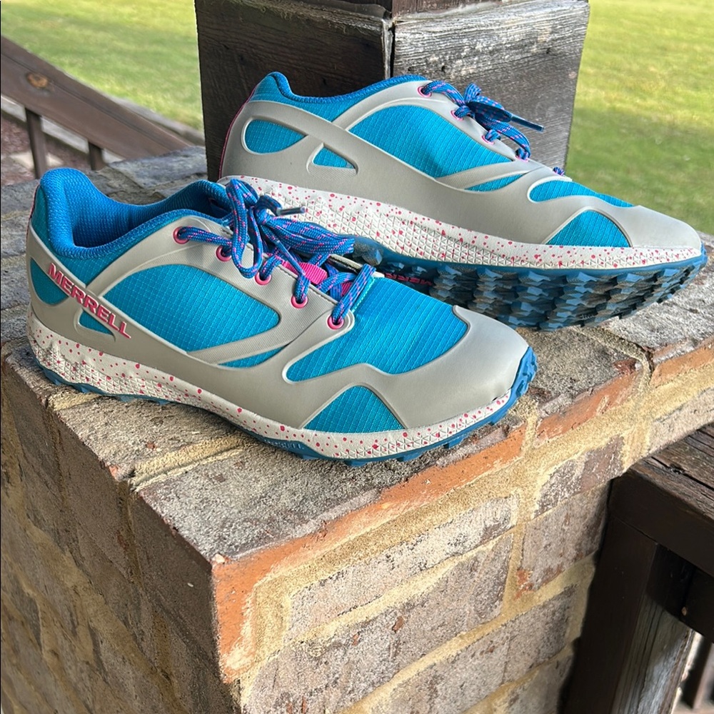 Merrell Altalight Youth Blue and Gray hiking Shoes